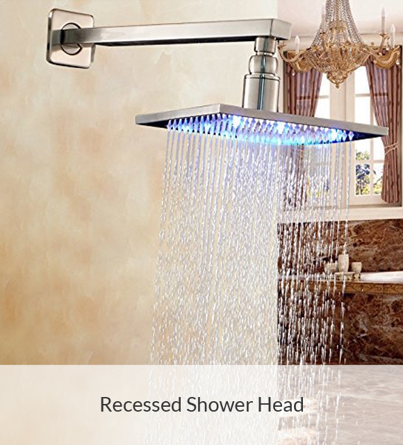 Flush Recessed Shower Head